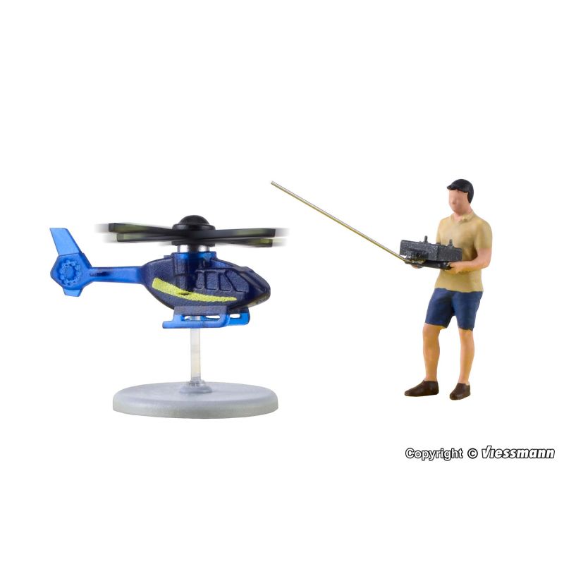 VIESSMANN 1563 Helikoptermodellező, mozgó figura