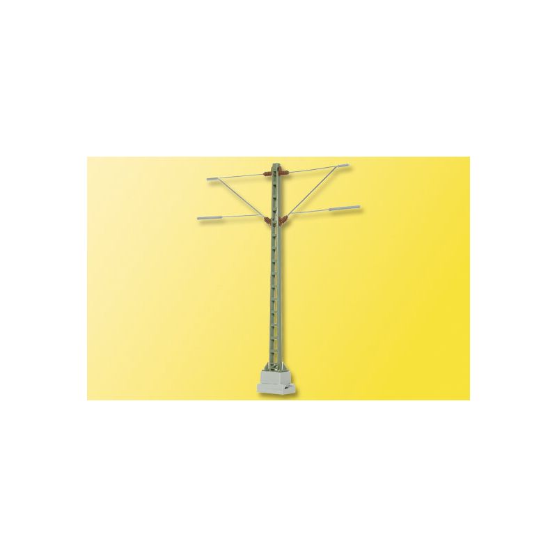 Viessmann 4212 Felsővezeték-tartó oszlop kétoldalas H-profilú 71,5 mm TT