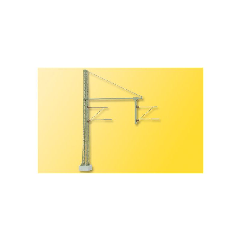 Viessmann 4260 Felsővezeték tartóoszlop (modern), kétsínes, 73 mm