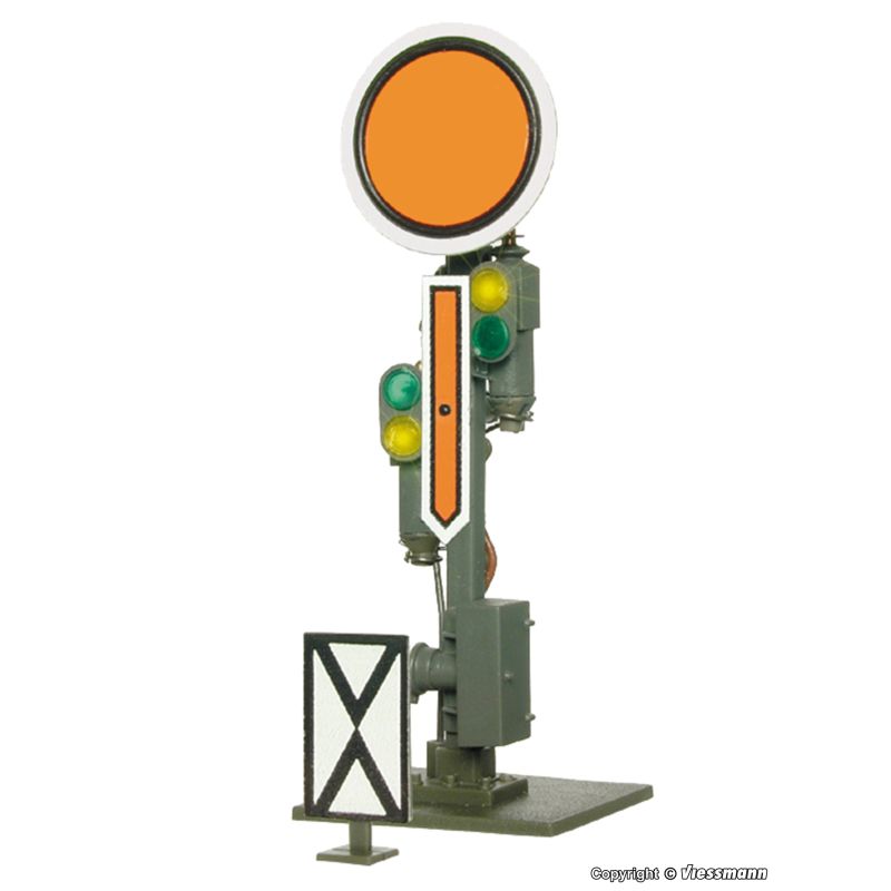 Viessmann 4510 Alak-előjelző, merev tárcsával, mozgó jelzőkarral