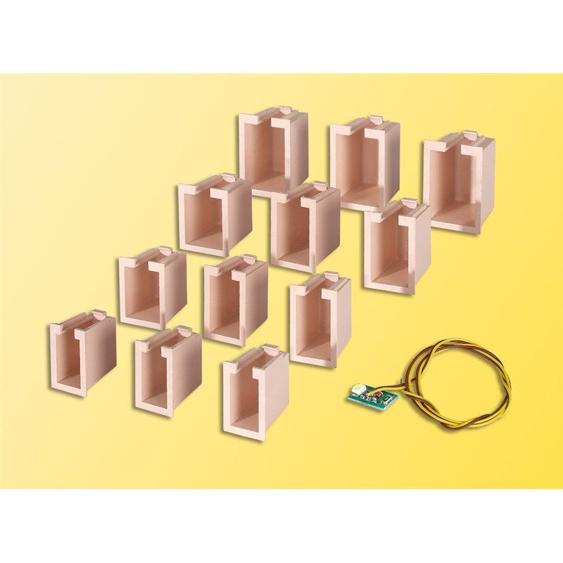 Viessmann 6005 Hausbel.-Startset, 12 Boxen