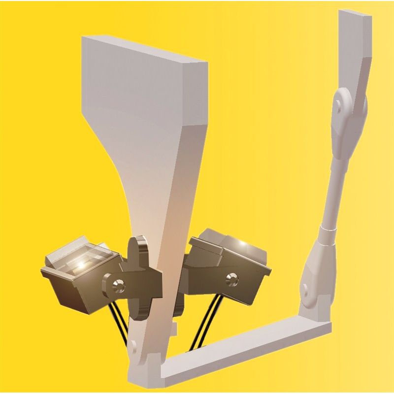 Viessmann 6339 H0 Reflektor, LED weiß, 7 Stk