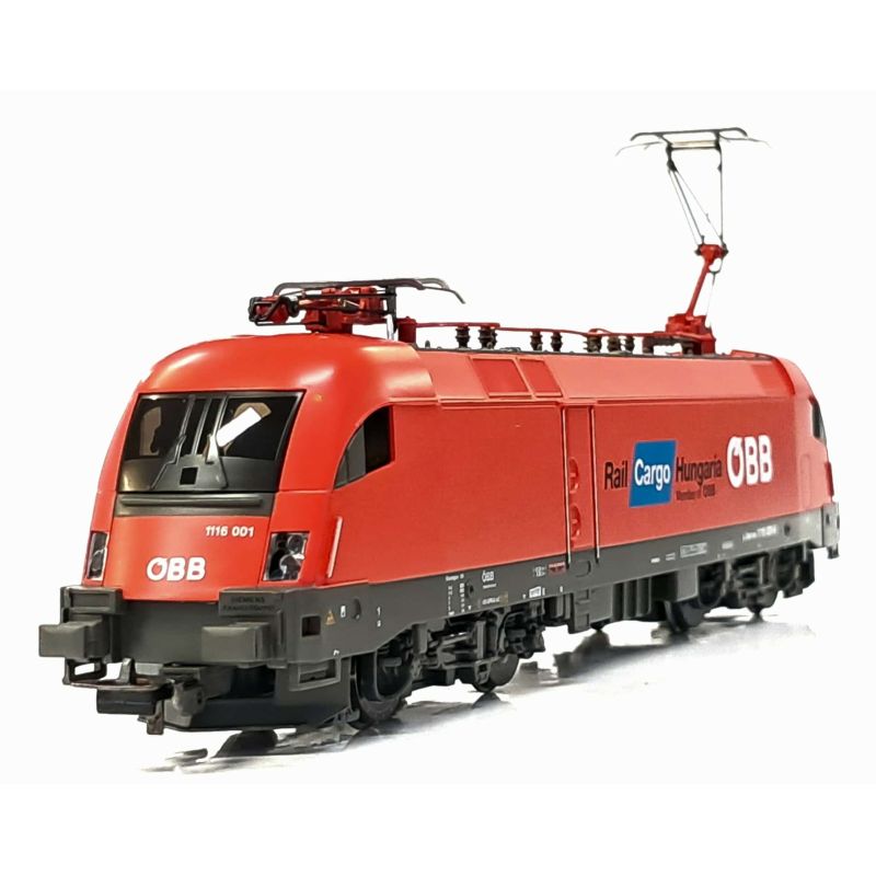 Villanymozdony, Taurus, Rh 1116 001-9, Rail Cargo Hungaria, RCH/ÖBB VI, hangdekóderrel