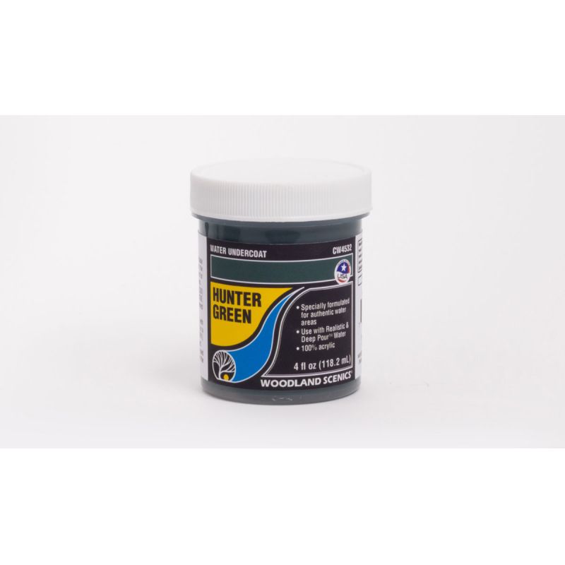 Woodlands CW4532 Színező és meder vízeffekthez Water Undercoat, vadászzöld, 118 ml