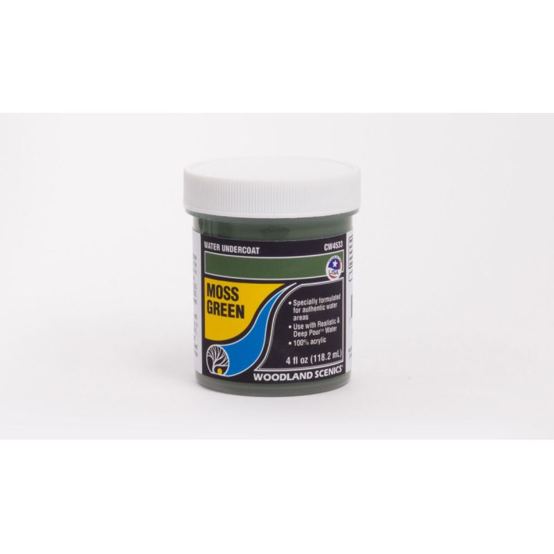 Woodlands CW4533 Színező és meder vízeffekthez Water Undercoat, moszatzöld, 118 ml