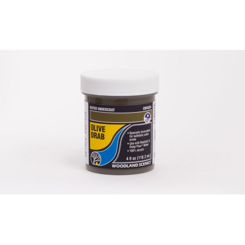 Woodlands CW4534 Színező és meder vízeffekthez Water Undercoat, sárgásszürke, 118 ml