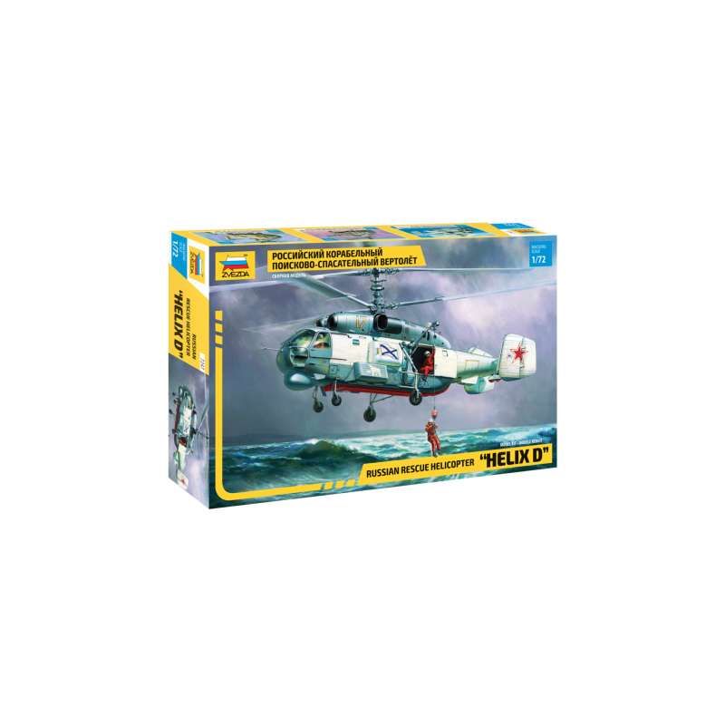 ZVEZDA 7247 Zvezda KA-27 Rescue Helicopter 1:72 (7247)