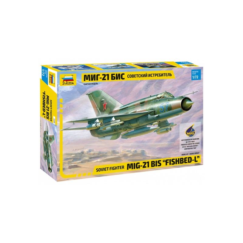 Zvezda 7259 MiG-21bis Soviet Fighter (7259)