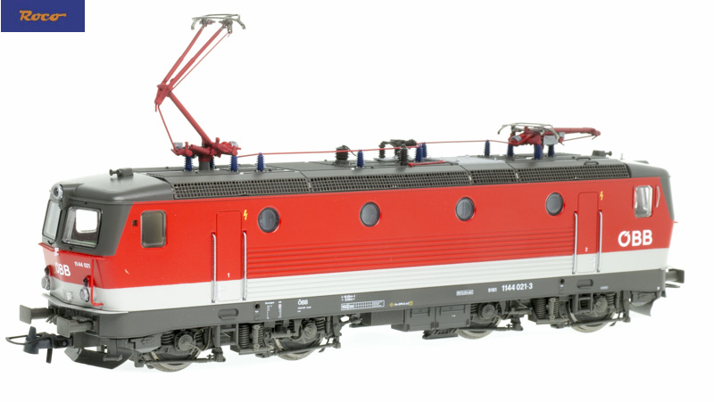 Roco 73555 Villanymozdony Rh 1144 021-1, ÖBB VI, hangdekóderrel