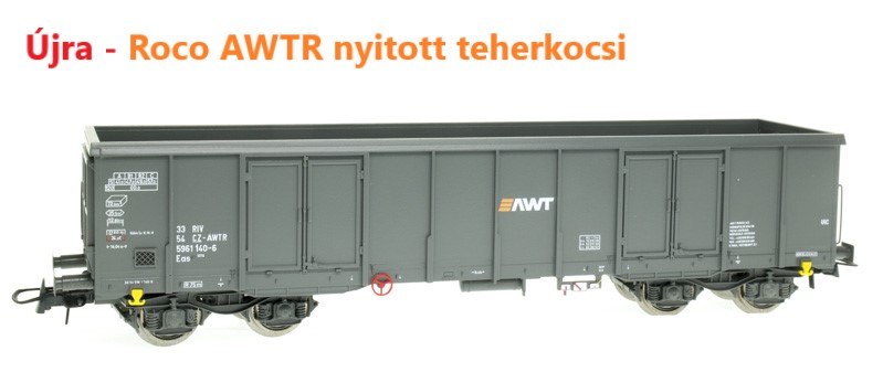 Roco 76907 Nyitott teherkocsi Eaos, AWTR VI