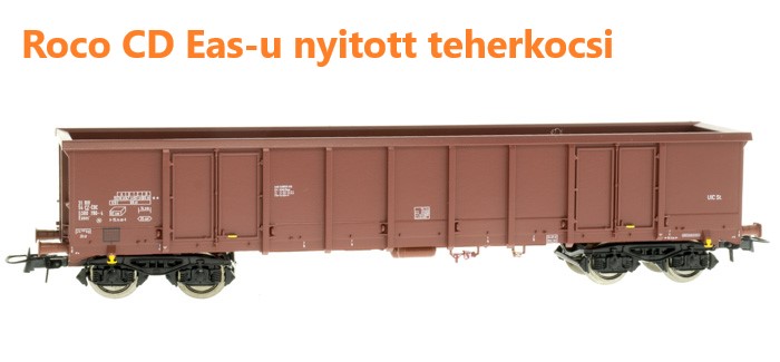 Roco 76938 Nyitott teherkocsi Eas-u, CD VI