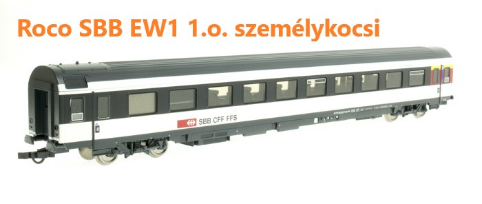 Roco 74394 Személykocsi EW1 1.o., SBB VI