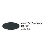 Italeri 4681AP matt Gun Metal akril makett festék
