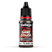 Vallejo 72059 Metalic Color Hammered Copper, 18 ml