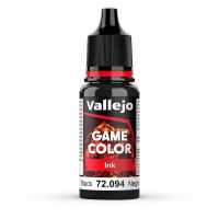 Vallejo 72094 Ink-Color Black, 18 ml