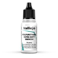 Vallejo 72653 Ultra matt poliuretán lakk 18 ml