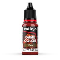 Vallejo 73206 Wash Red 18 ml