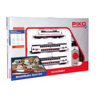 Piko 57133 Kezdőkészlet, BR 146 TRAXX villanymozdony emeletes személykocsikkal, IC-festéssel, DB AG VI