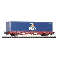 Piko 57706 Konténerszállító kocsi Lgs579, P&O, DB Cargo V