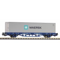 PIKO 97162 Konténerszállító kocsi, Lgs579, Maersk, PKP Cargo VI