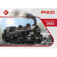 Piko 99702 G kerti vasút katalógus, 2022, német/angol nyelvű