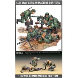 Academy 13259 1/35 GERMAN MG CREW Német géppuskás személyzet