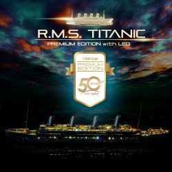 Academy 14226 RMS Titanic 1:400 Prémium szett + LED