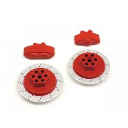 HPI 33450 E10 Brake Disc & Caliper Set (Red)