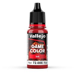 Vallejo 72086 Ink-Color Red, 18 ml