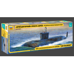 Zvezda 9061 Nuclear Submarine Yuri Dolgorukij makett 1:350