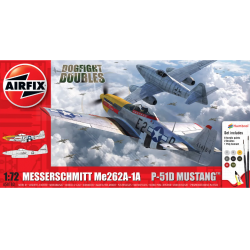 Airfix 50183 Messerschmitt Me262 &amp; P-51D Mustang Dogfight Double (A50183)