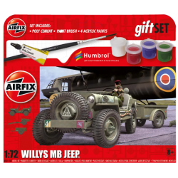 Airfix 55117A Hanging Gift Set Willys MB Jeep (A55117A)