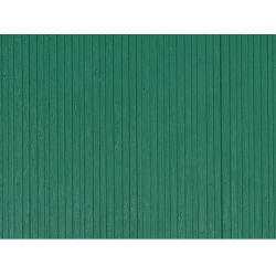Auhagen 52219 Dekorlap, deszkafal, zöld, 100 x 200 mm, 2 db