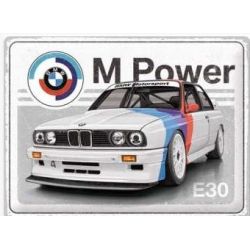 Fémtábla BMW M3 E30 MPower 30x40cm