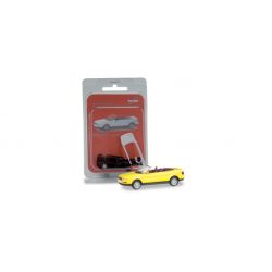 Herpa 012287 Audi 80 Cabrio sárga összerakhatós Minikit
