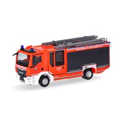 HERPA 097680 Tűzoltóautó, MAN TM CC HLF, Ransbach-Baumbach