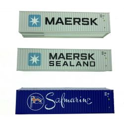 Igra Konténerek, Maersk/Safmarine, 40', 3 db