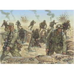 Italeri 6099 WWII - D.A.K. (Deutsches Afrfikakorps), Német Afrika-hadtest gyalogság