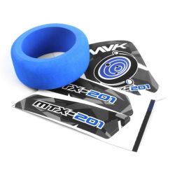 MAVERICK MV150751 MTX-201 Transmitter Wheel Foam &amp; Decals (Blue)