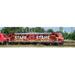 PIKO 57943 Villanymozdony BR 185 077, Stahl auf Stahl, DB AG VI