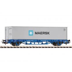 Piko 58743 Konténerszállító kocsi Lgs, 40 Maersk konténerrel, PKP Cargo VI