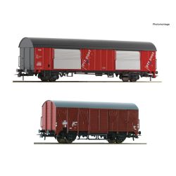 Roco 6600074 Vasúti postakocsi készlet, Hbbkkss + Gs, NS IV