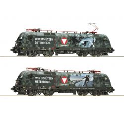 Roco 70491 Villanymozdony, Rh 1116 182-7, Taurus, Bundeswehr-festés, ÖBB VI