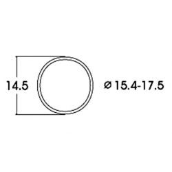 Roco 40076 Tapadógyűrű, 15,4-17,5 mm, 10 db, AC váltóáramú
