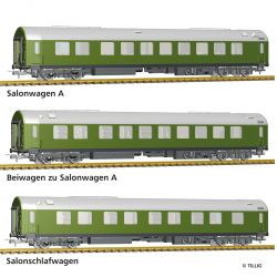 Tillig 70039 Személykocsi szett Salonwagenzug 2, DR IV