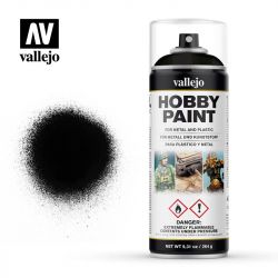 Vallejo Fantasy 28012 Fekete festékspray