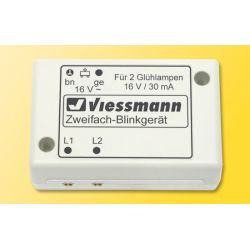 Viessmann 5038 N Zweifach-Blinkgeraet, sárga