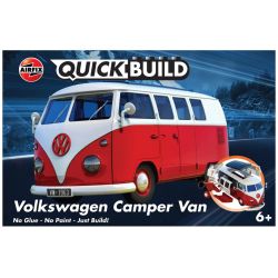 Airfix 6017 QUICKBUILD VW Camper Van red (J6017)