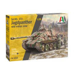 6564S ITALERI Sd. Kfz.173 Jagdpanther legénységgel 1:35