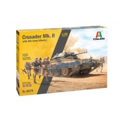 Italeri 6579S Crusader Mk. II with 8th Army Infantry